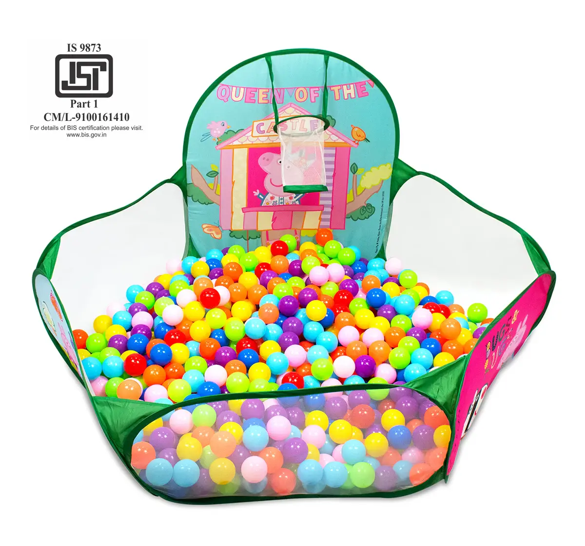 ITOYS Ball Pool with 50 Balls Peppa Pig, Multicolour, 2Y+