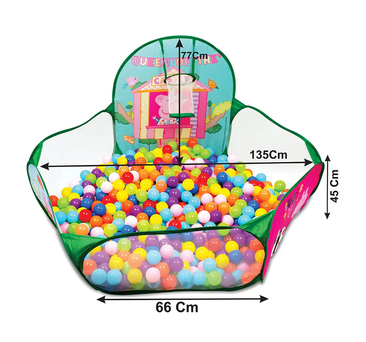 ITOYS Ball Pool with 50 Balls Peppa Pig, Multicolour, 2Y+