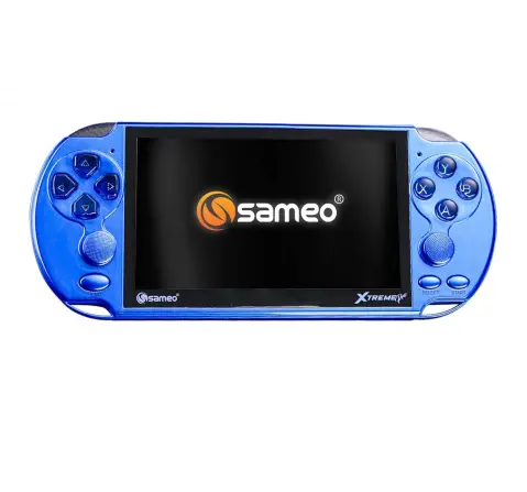 Sameo Xtreme Pro Hand-Held Video Gaming Console, 5000+ Games, Blue, 5Y+