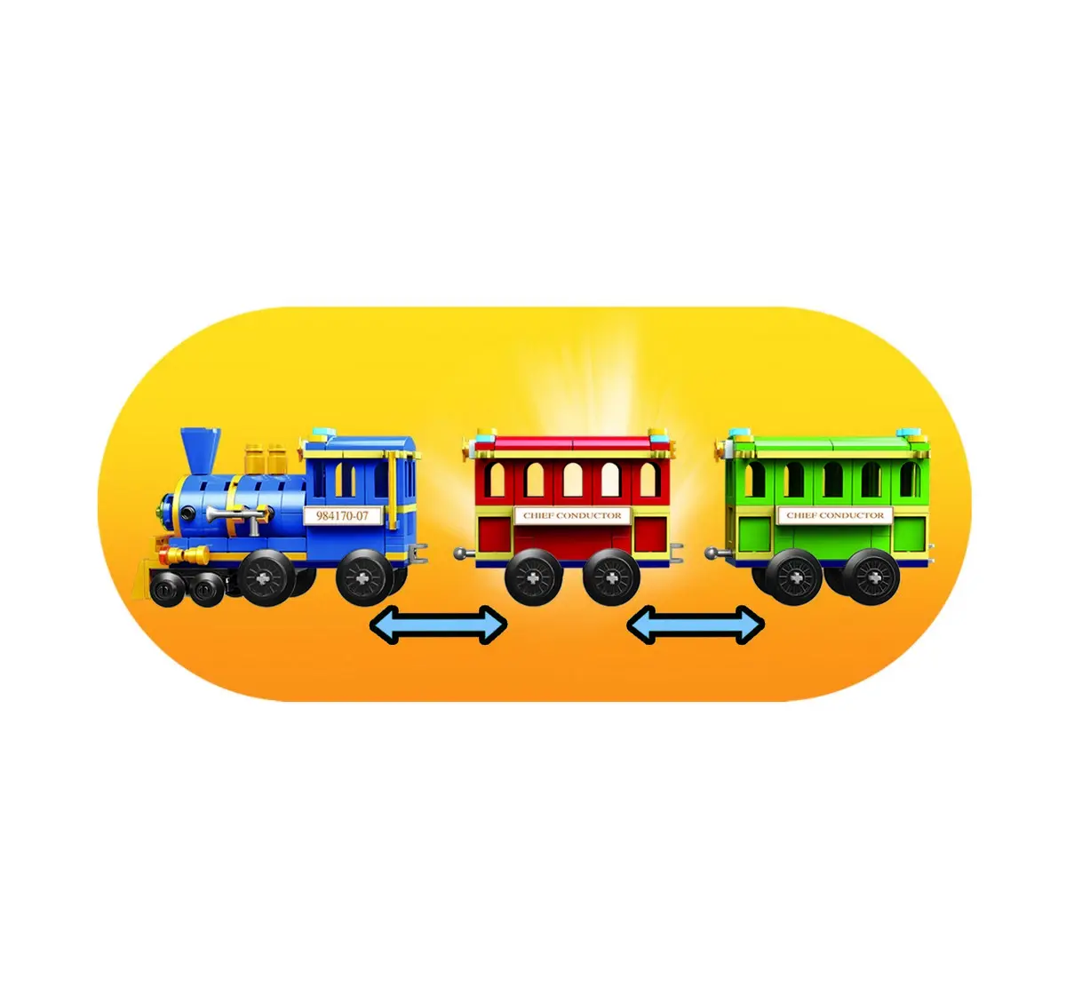 Playzu Mini Train Multicolor, 6Y+