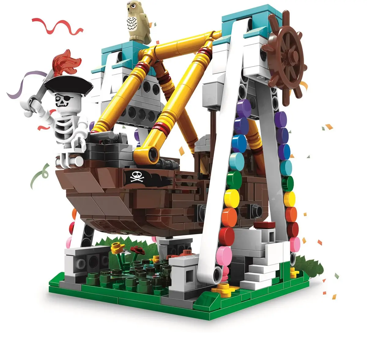 Playzu Pirate Ship Multicolor, 6Y+