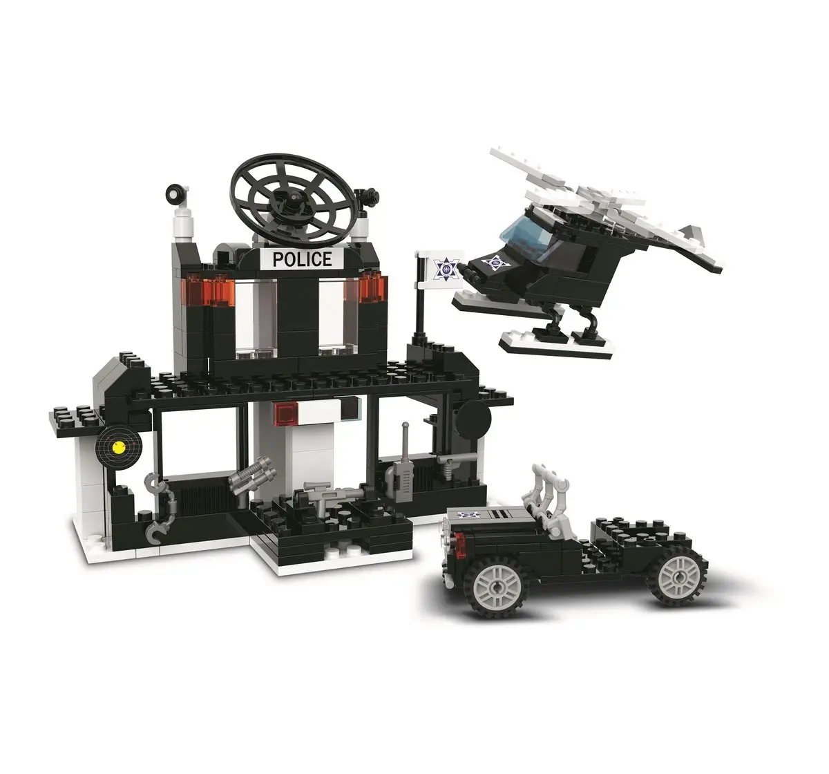 Playzu City Police Control Station Black, 6Y+