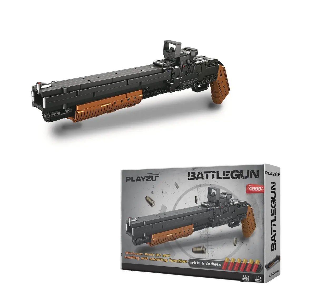 Playzu Battlegun Black, 12Y+