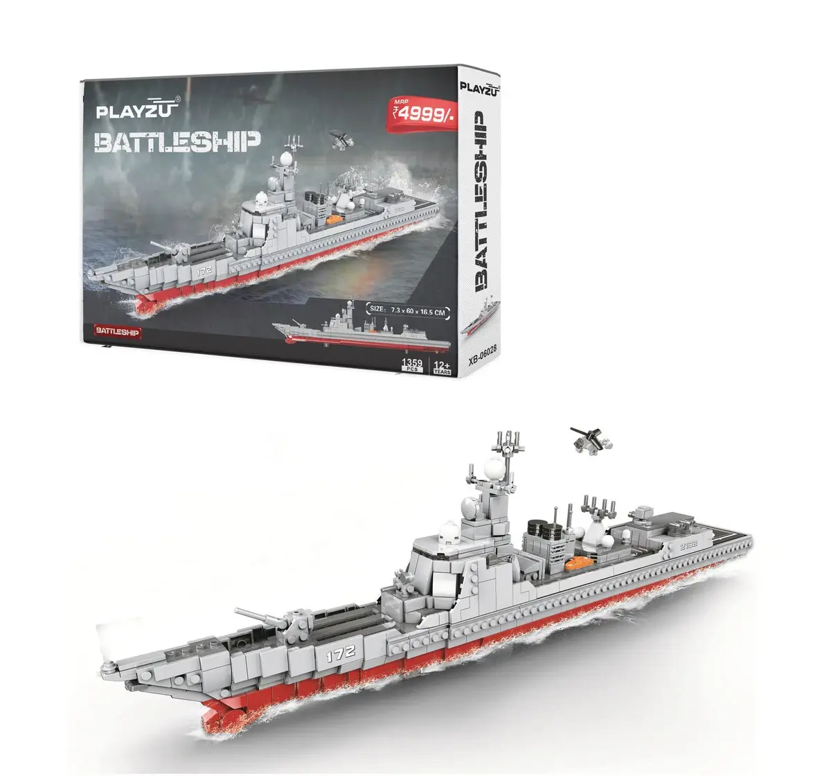 Playzu Battleship Grey, 12Y+