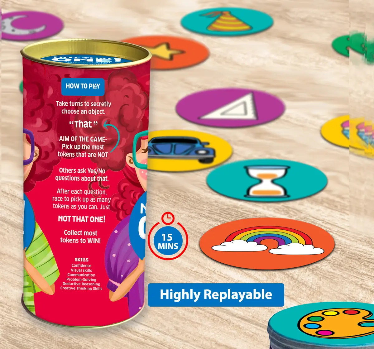 Chalk and Chuckles Not That One Action Packed Guessing Game, 4Y+, Multicolour