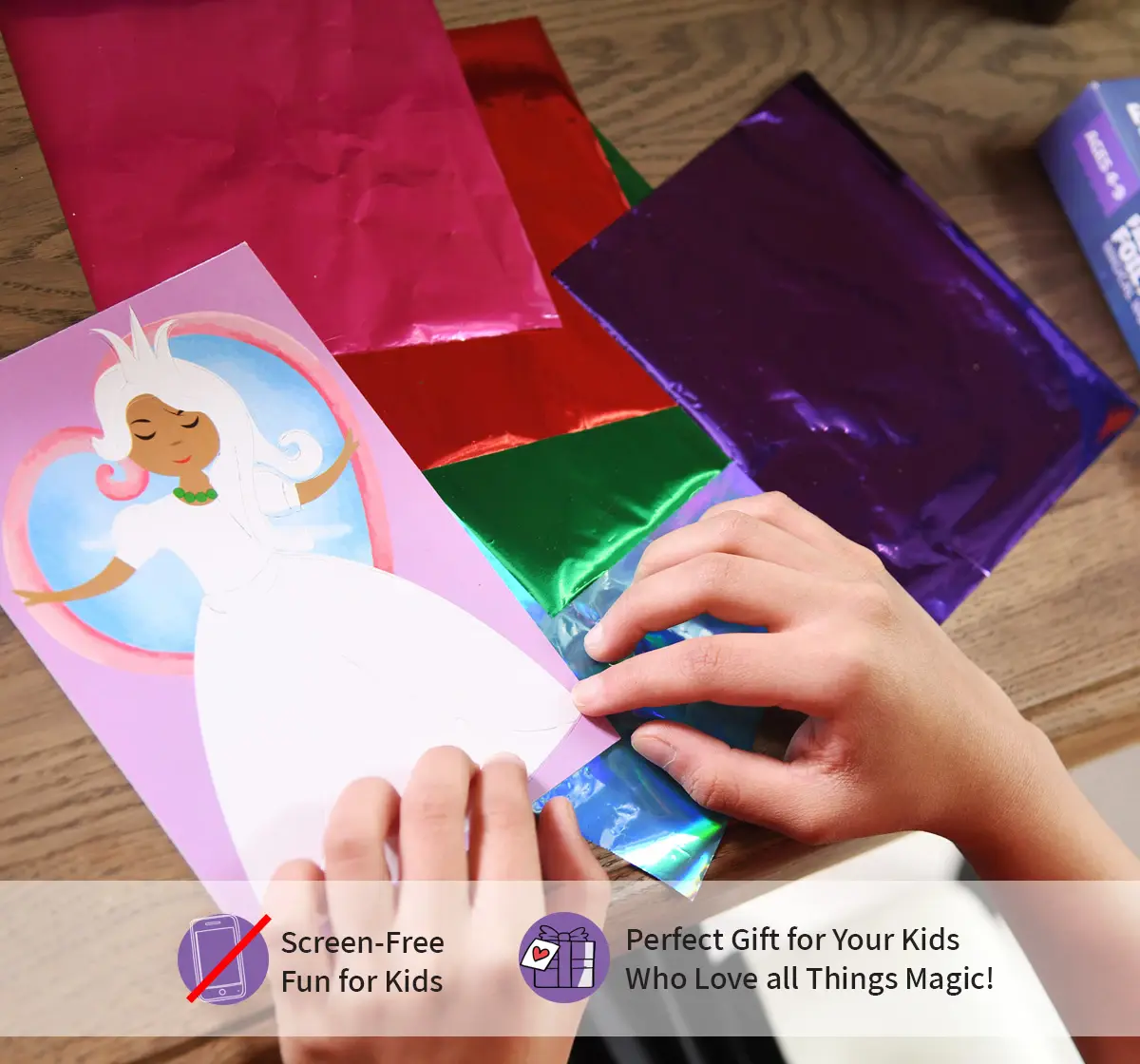 Chalk and Chuckles Fabulous Foil Art Magical World, 4Y+, Multicolour