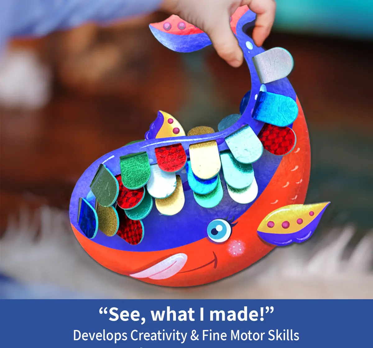 Chalk and Chuckles Fabulous Foil Decorations-Sea Animals, 4Y+, Multicolour