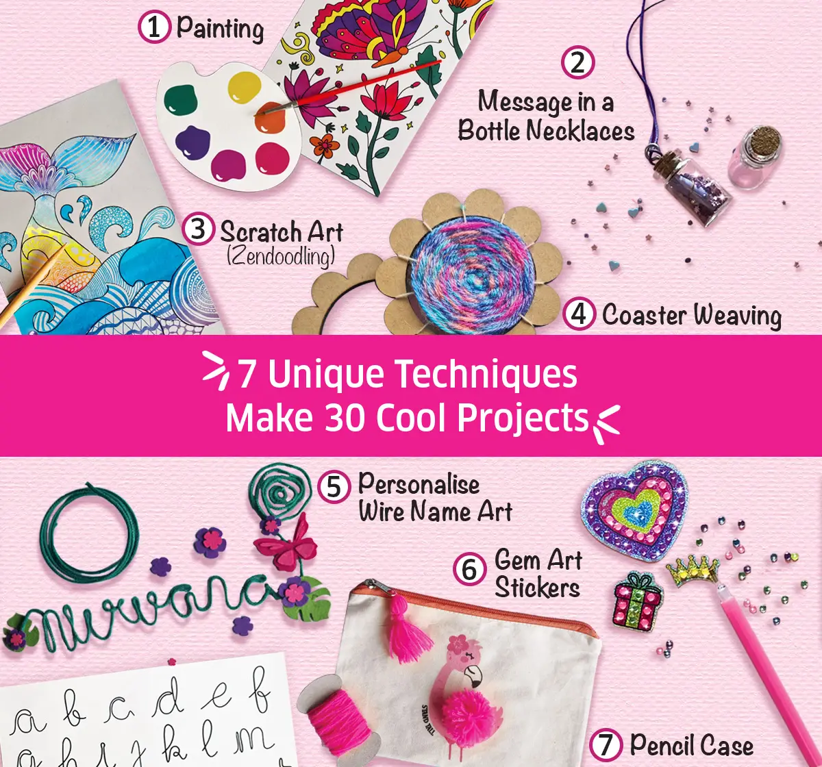 Chalk and Chuckles 7 Days of Arts & Crafts, 9Y+, Multicolour