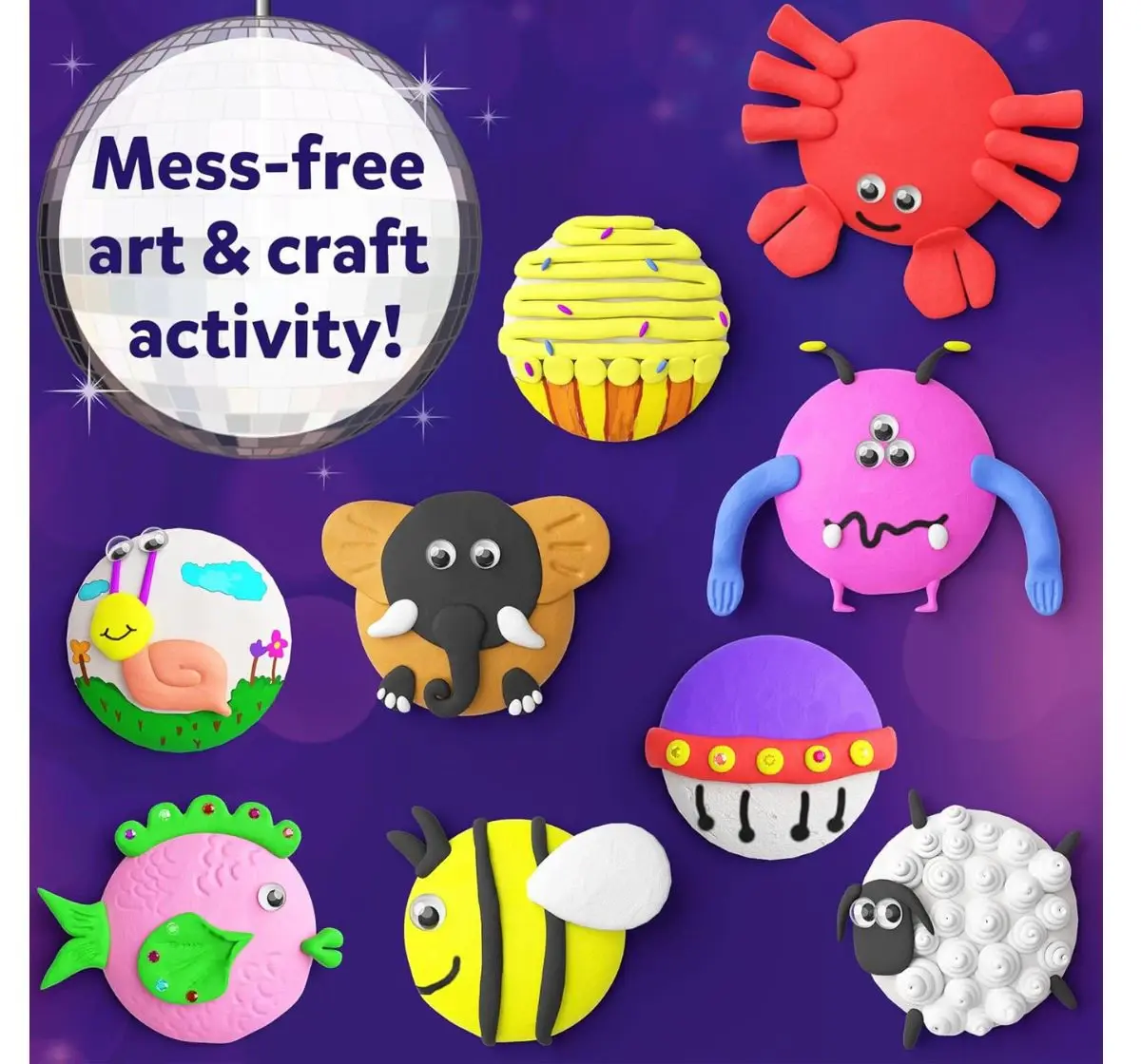 Skillmatics Disc-O Art, No Mess Art & Craft Activity, 4Y+
