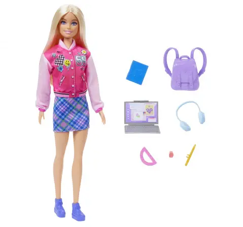 Barbie Student Doll Plus Piece Count, 3Y+, Multicolour