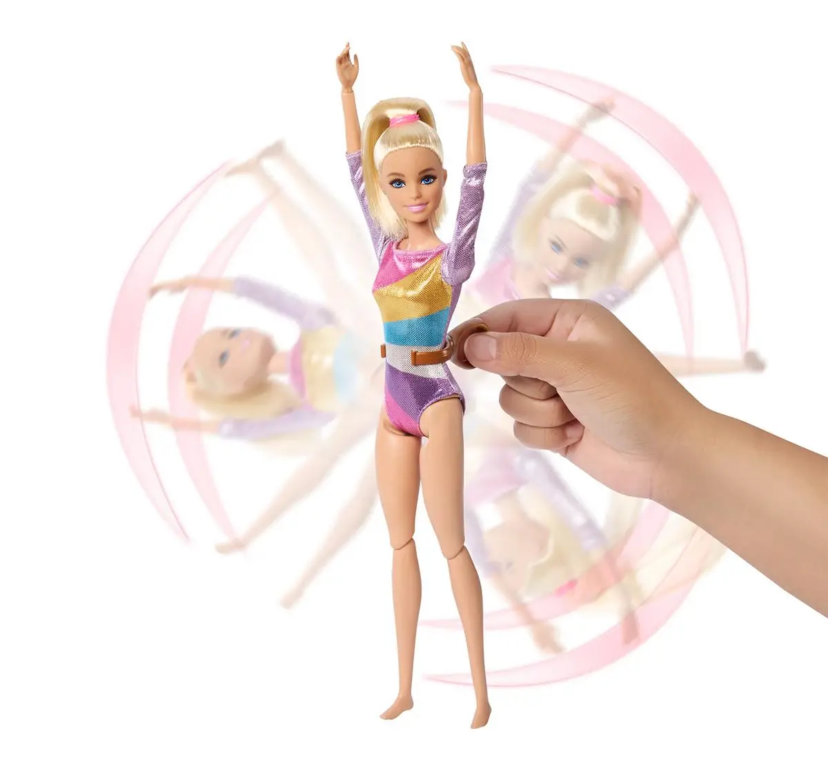 Barbie Gymnastics Doll & Accessories, Playset with Blonde Fashion Doll, Multicolour, 3Y+
