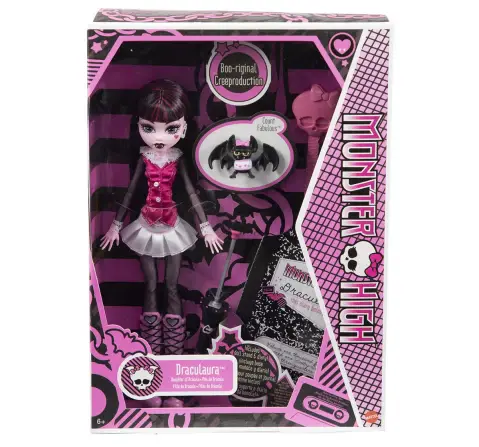 Monster High Reproduction Draculaura Doll, 6Y+, Multicolour