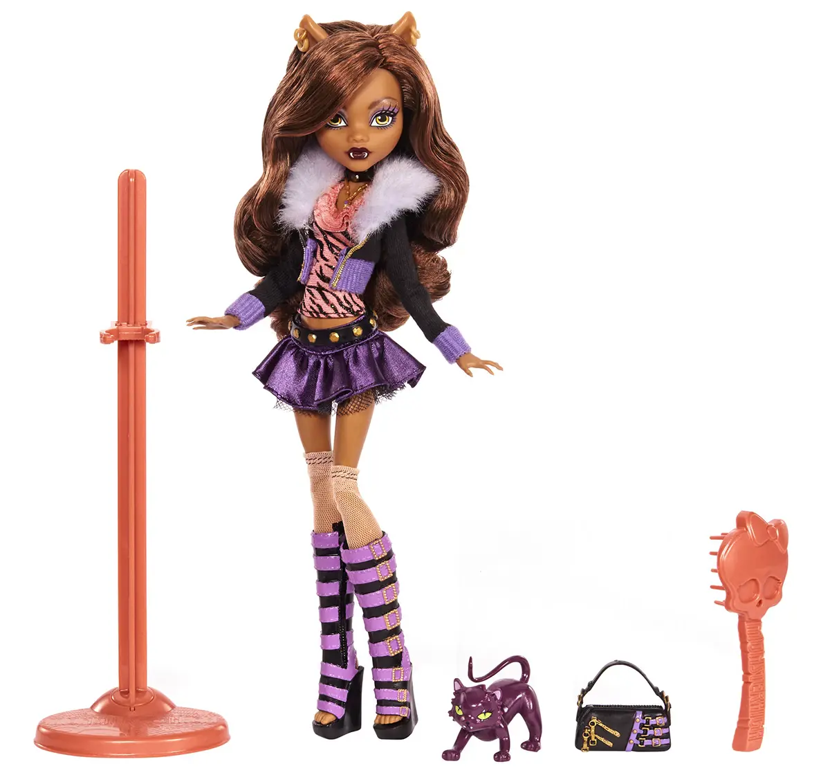 Monster High Reproduction Clawdeen Wolf, 6Y+, Multicolour