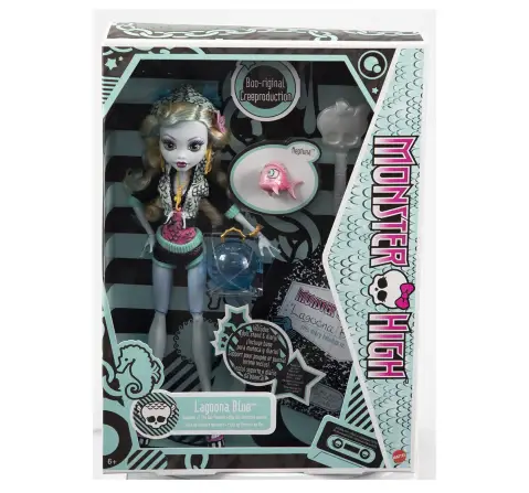 Monster High Reproduction Lagoona Blue Doll, 6Y+, Multicolour