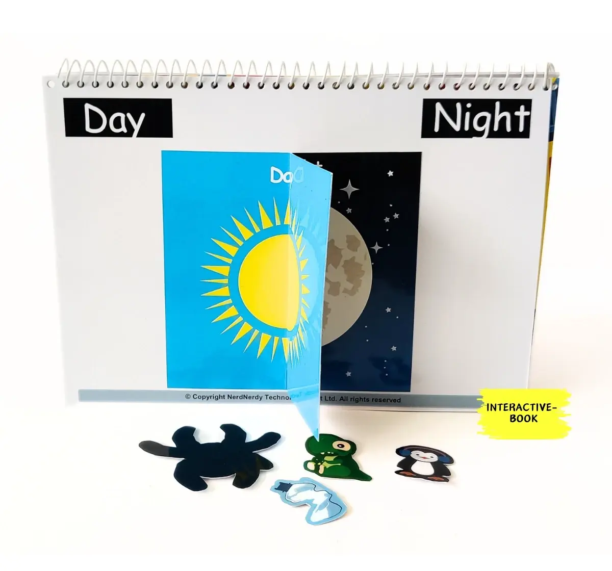 NerdNerdy Opposites Level 1 for 3Y+: Hands-on Teaching Learning Material for home & classroom