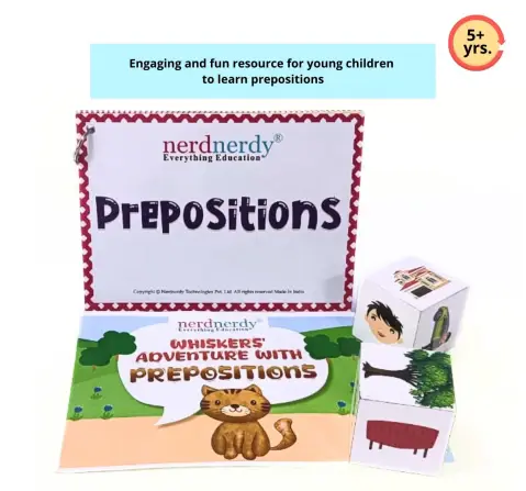 Preposition Level 1: Interactive Tool for kids 3Y+ to master basic prepositions Hands-on Teaching Learning Material for home & classroom 