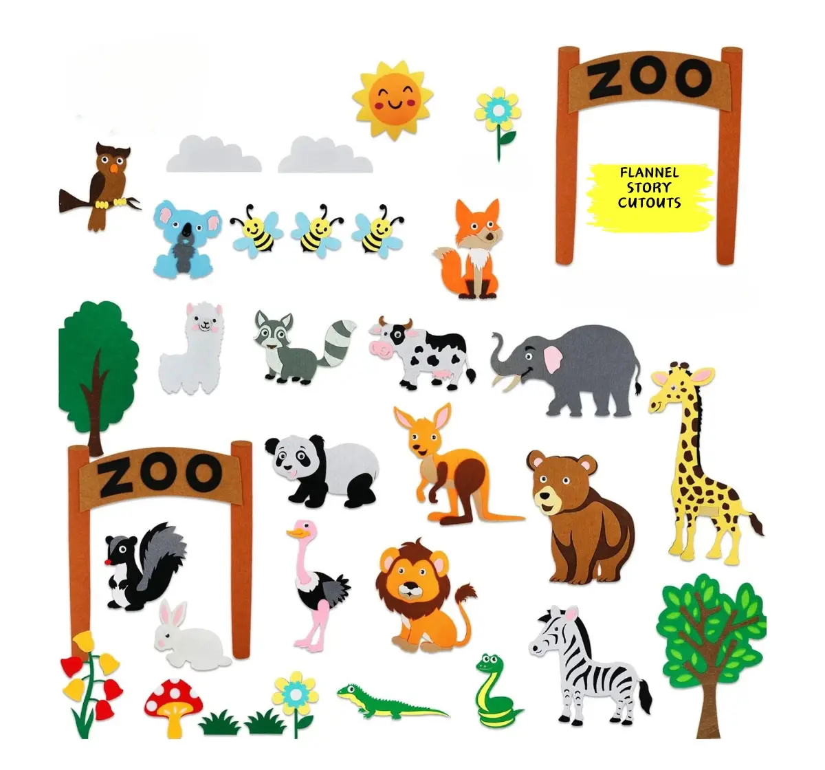 NerdNerdy Felt Flannel Story Board: Versatile tool for home & classroom, enhances expressive language skills in children, 3Y+