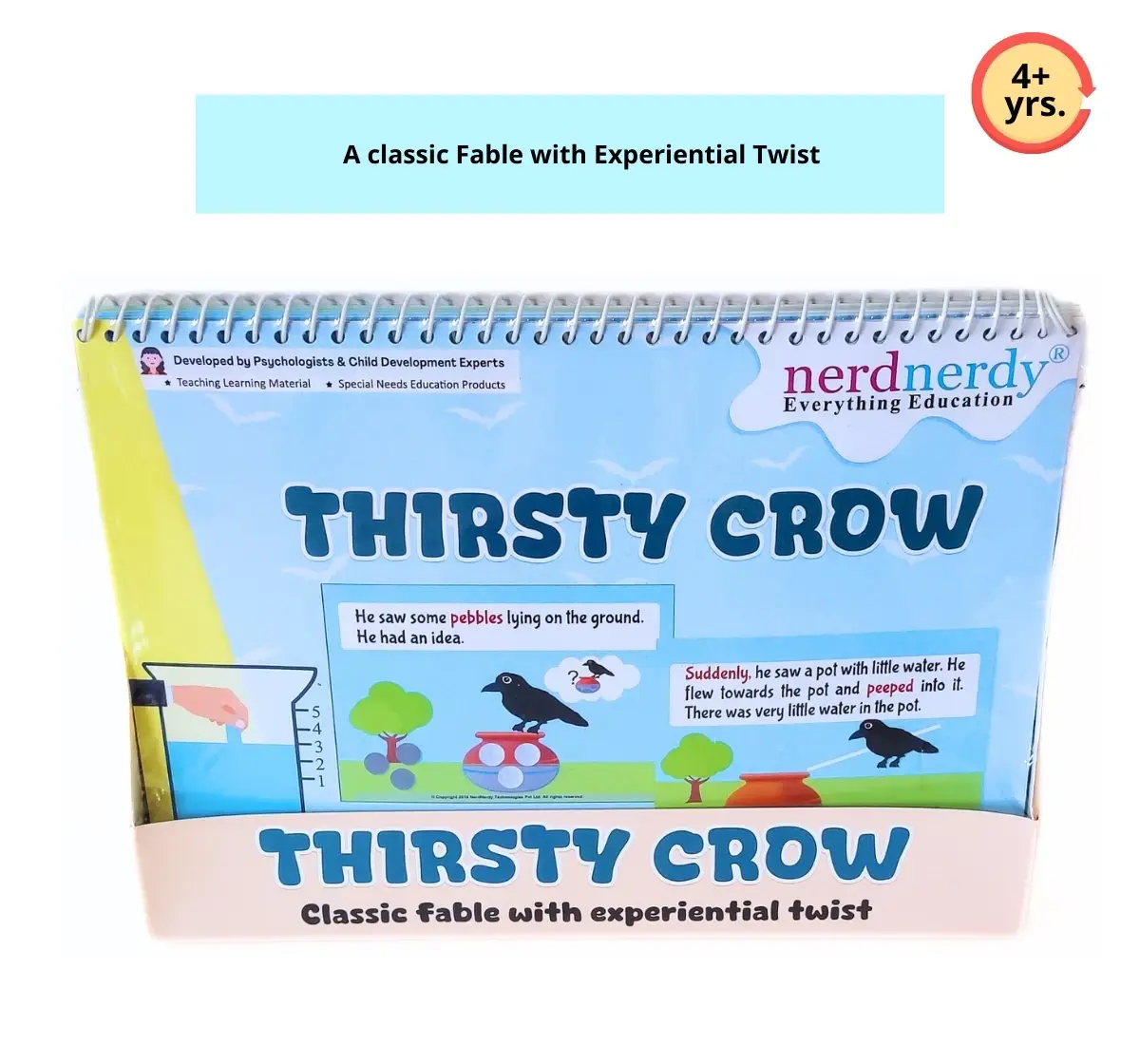 NerdNerdy Thirsty Crow, Divergent thinking & Multidimensional knowledge, 4Y+