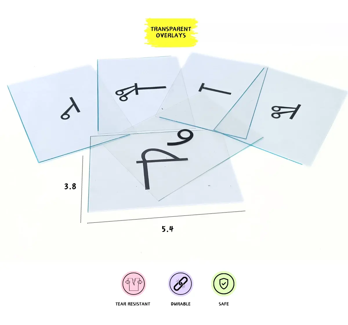 NerdNerdy Hindi Matra Gyan level 1, Great Teaching Learning Material for 5Y+ children