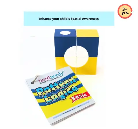 NerdNerdy Pattern Logico Basic, Enhance Spatial awareness, cognitive skills and Processing speed in 4Y+