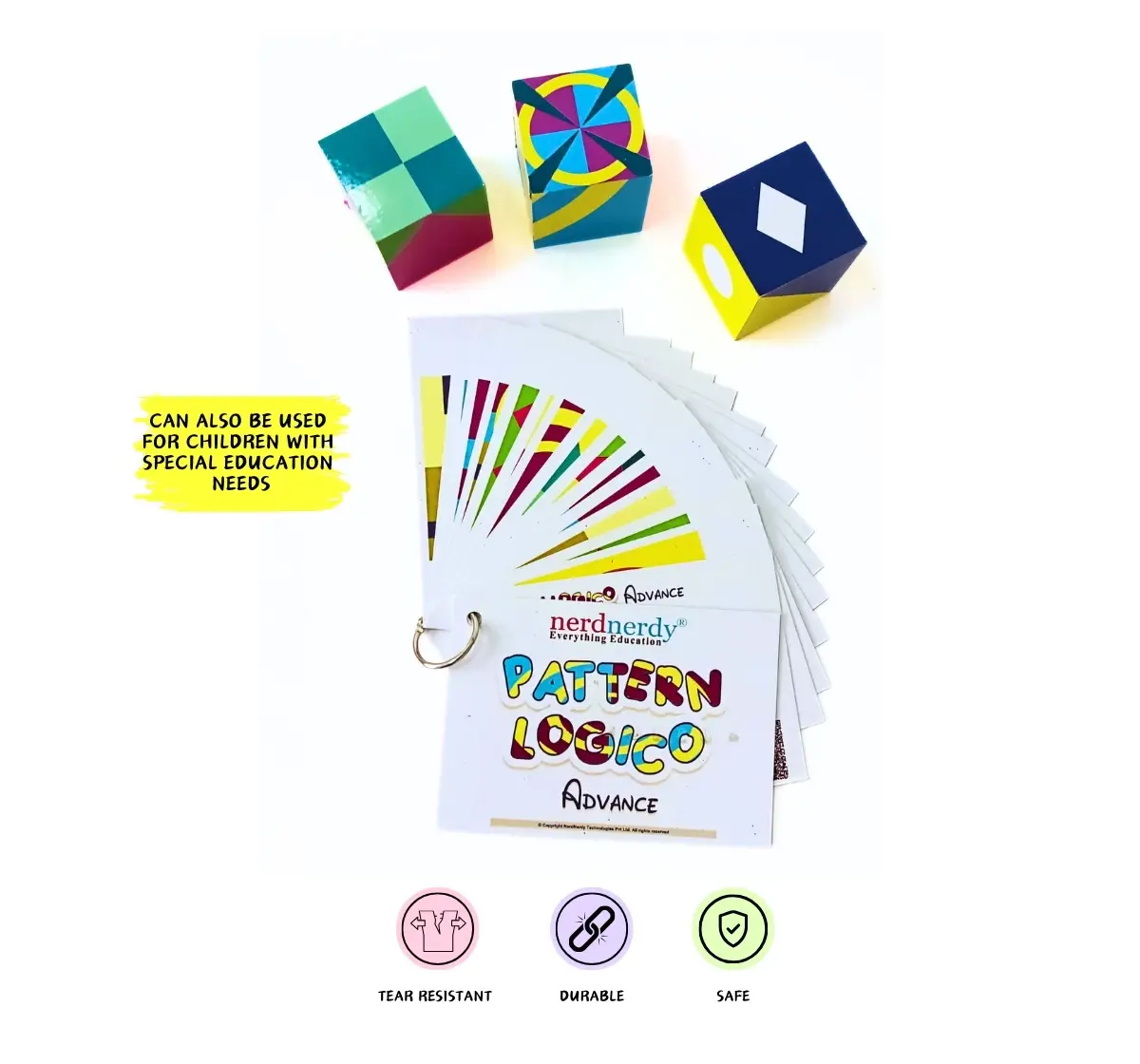 NerdNerdy Pattern Logico Advance, Enhance Spatial awareness, cognitive skills and Processing speed in 5Y+