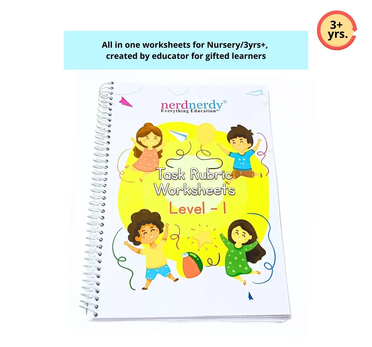 Buy NerdNerdy Workbook Task Rubric Level 1 for 3yr old, All in one