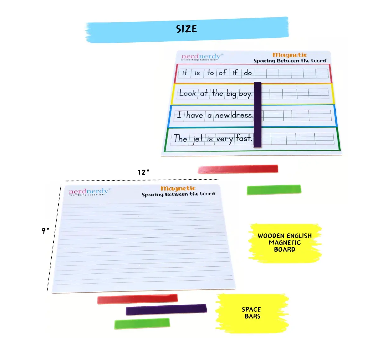 NerdNerdy Sensory Tactile Raised margins Kit - Level 1,   kit for those with defecit in fine motor skills, dyslexia, dysgraphia, autism etc