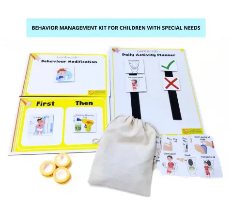 NerdNerdy Behavior Management Kit for Special Needs, Autism, Anger& behavior management for Special Needs kids