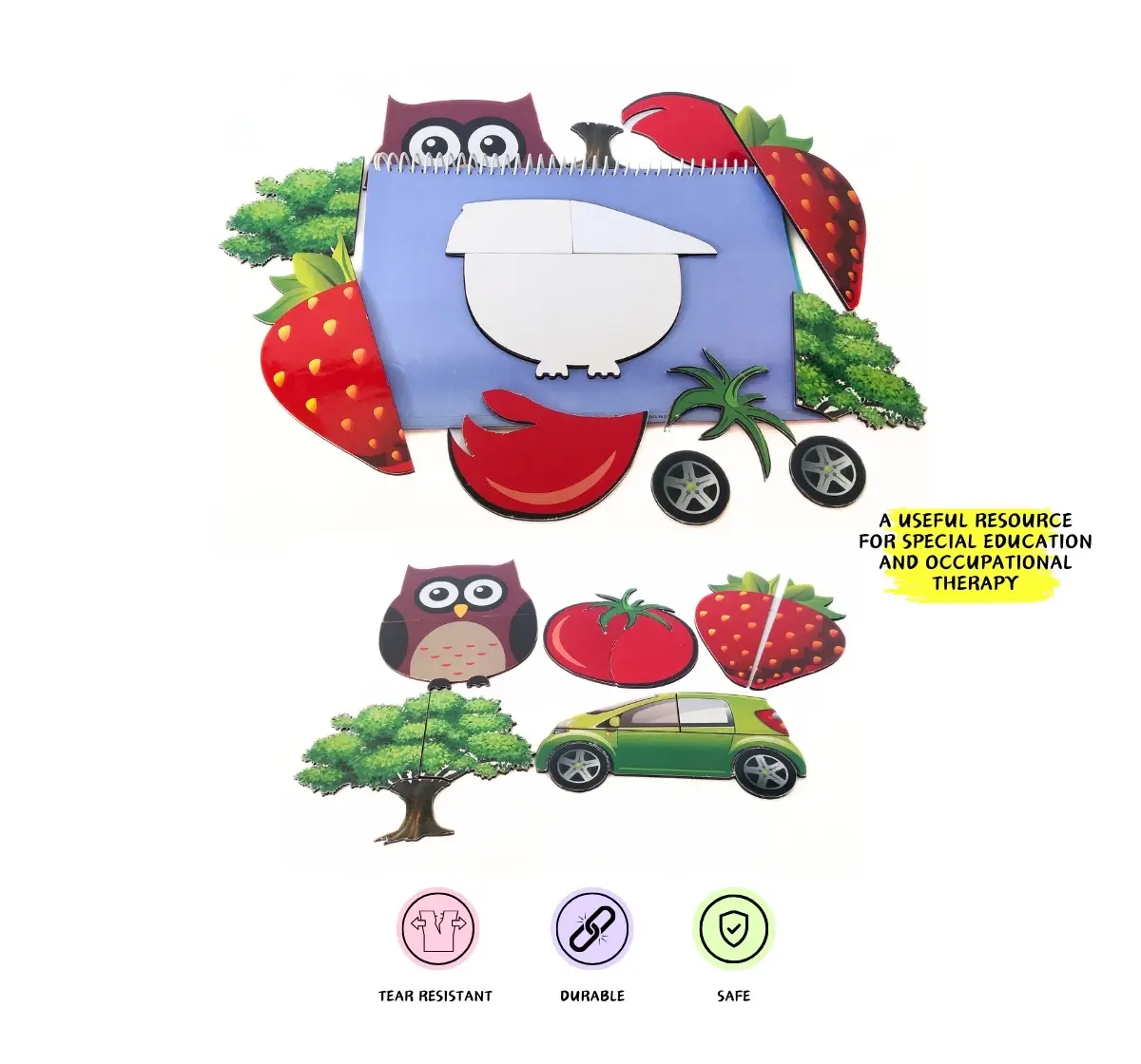 NerdNerdy Toddler Mind Puzzler (Part to whole), its not just a Puzzle, 3Y+, useful resource for special education and Occupational therapy too
