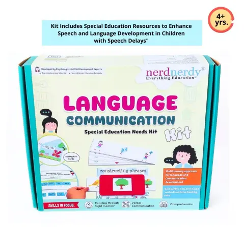 NerdNerdy Language and Communication Kit, Includes language and communication resources useful for children with Autism or those with speech delays