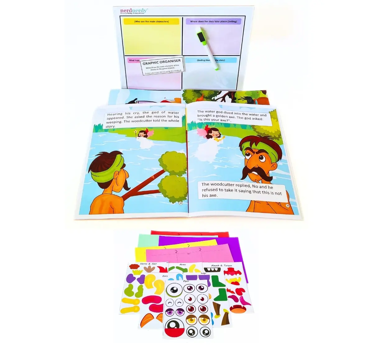 NerdNerdy My Comprehension Kit, Interesting Teaching Learning Material, includes techniques to Improve Reading& Comprehension