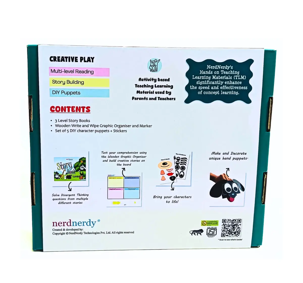 NerdNerdy My Comprehension Kit, Interesting Teaching Learning Material, includes techniques to Improve Reading& Comprehension