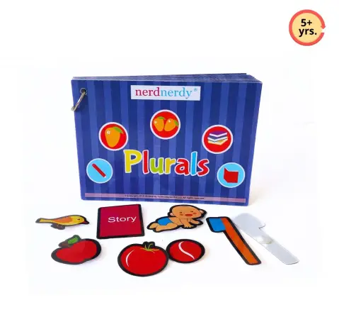 NerdNerdy Plurals, unique and enjoyable way for 5yr olds to grasp this concept through interactive play