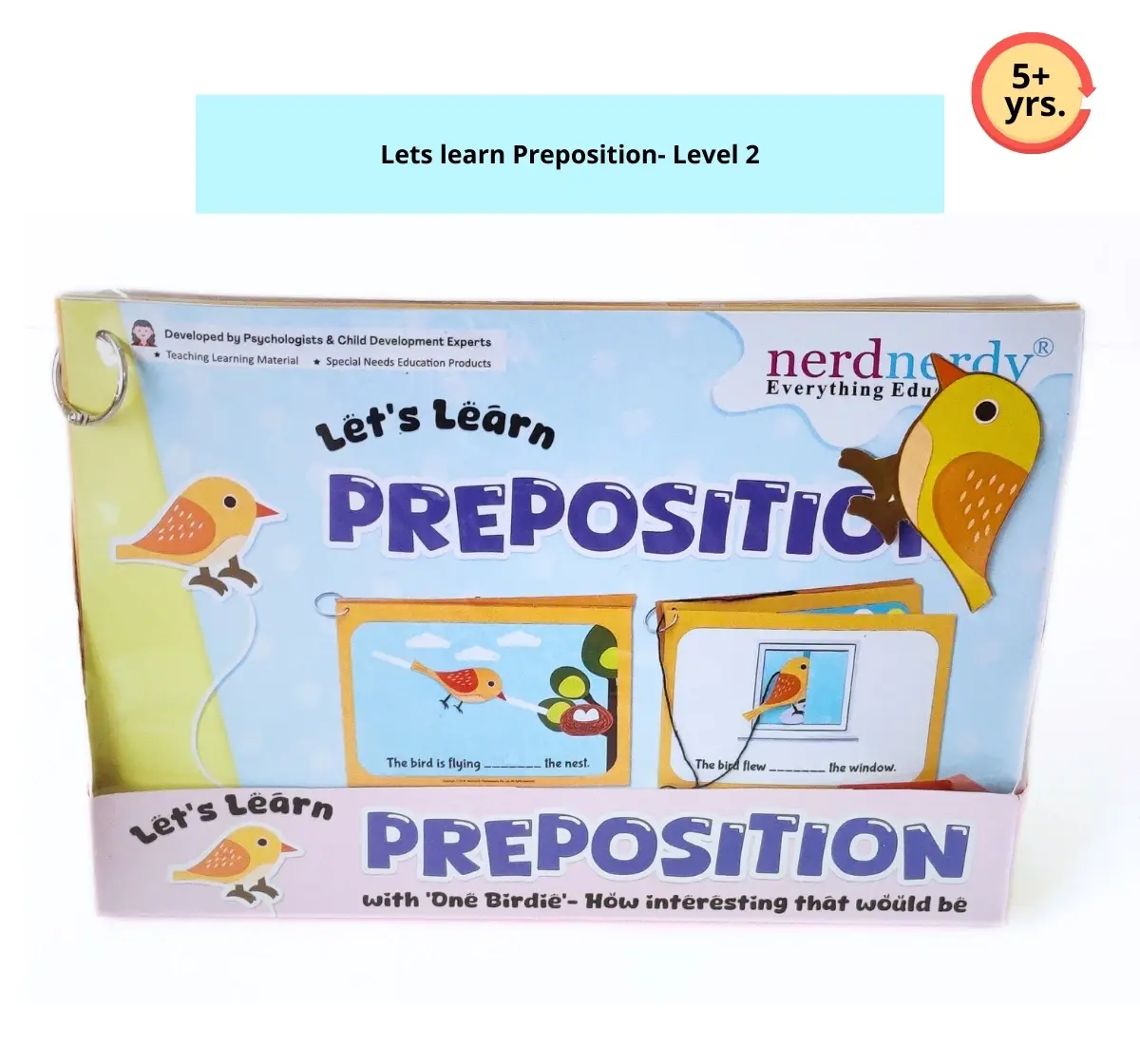 Preposition Level 2, An Interactive & creative Book for Kids to master Advance level Prepositions, 4Y+, used as Teaching Learning Material & Special education resource