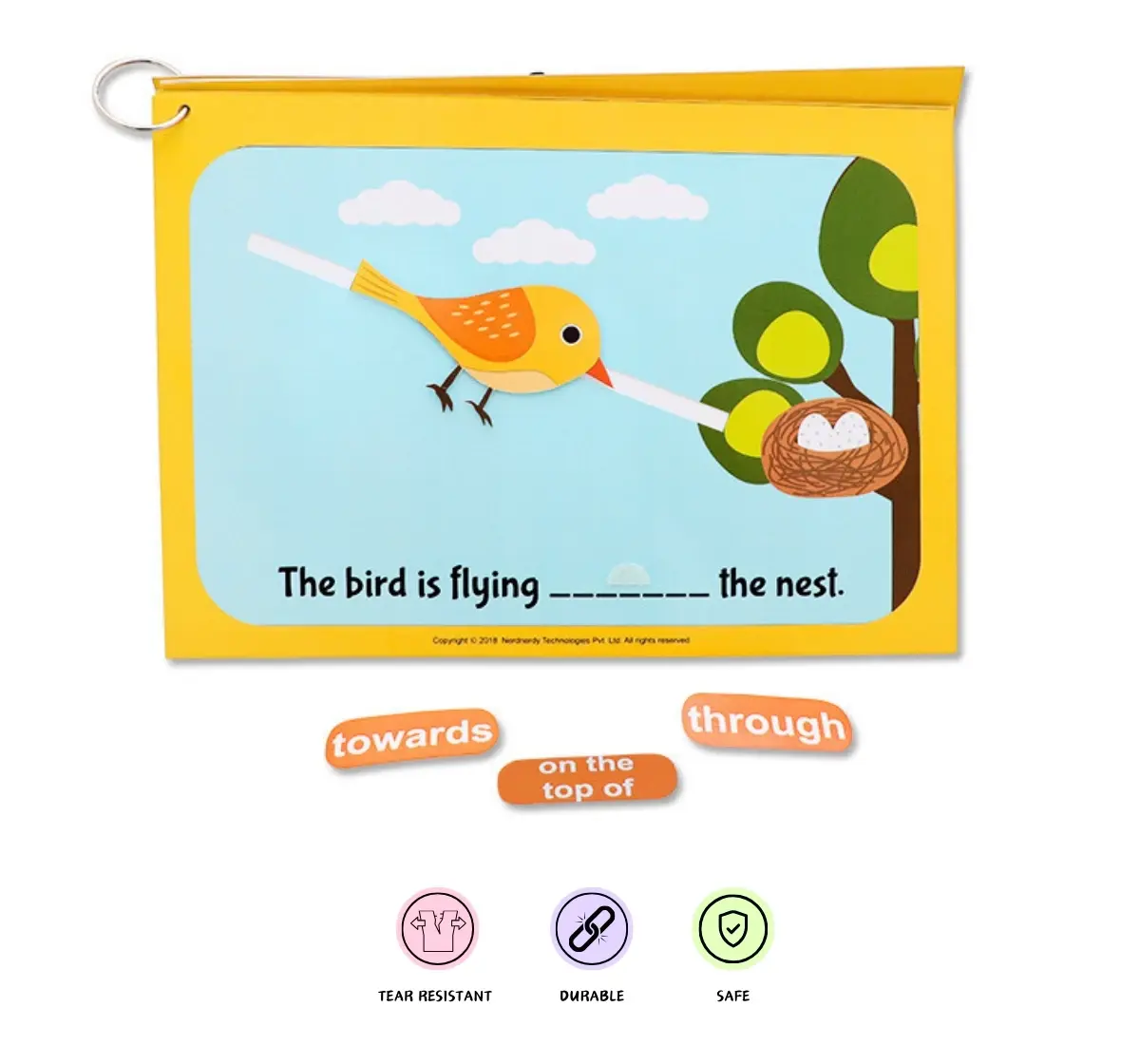 Preposition Level 2, An Interactive & creative Book for Kids to master Advance level Prepositions, 4Y+, used as Teaching Learning Material & Special education resource