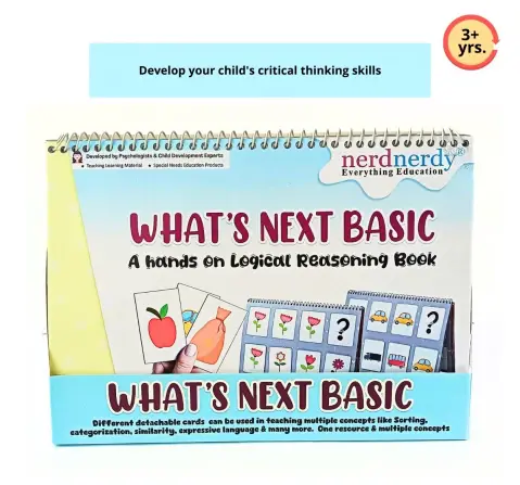 NerdNerdy Logical Reasoning for Special Needs- What's Next Basic Level, 3Y+, multiple concepts in one resource