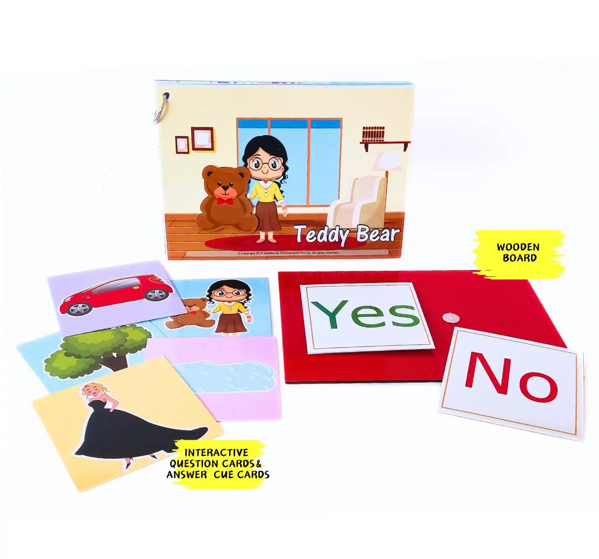 NerdNerdy- Teaching Children with Autism ''YES & NO'', Interactive resource for special needs, used by therapists and Parents