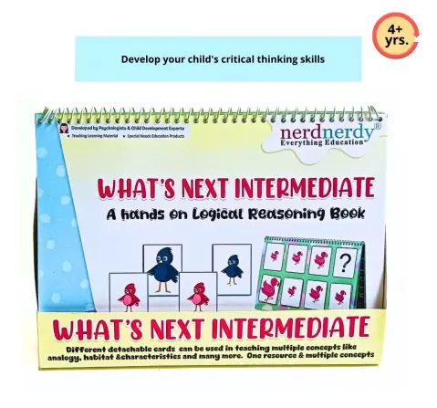 NerdNerdy Logical Reasoning for Special Needs-What Next Itermediate level, 4Y+, multiple concepts in one resource