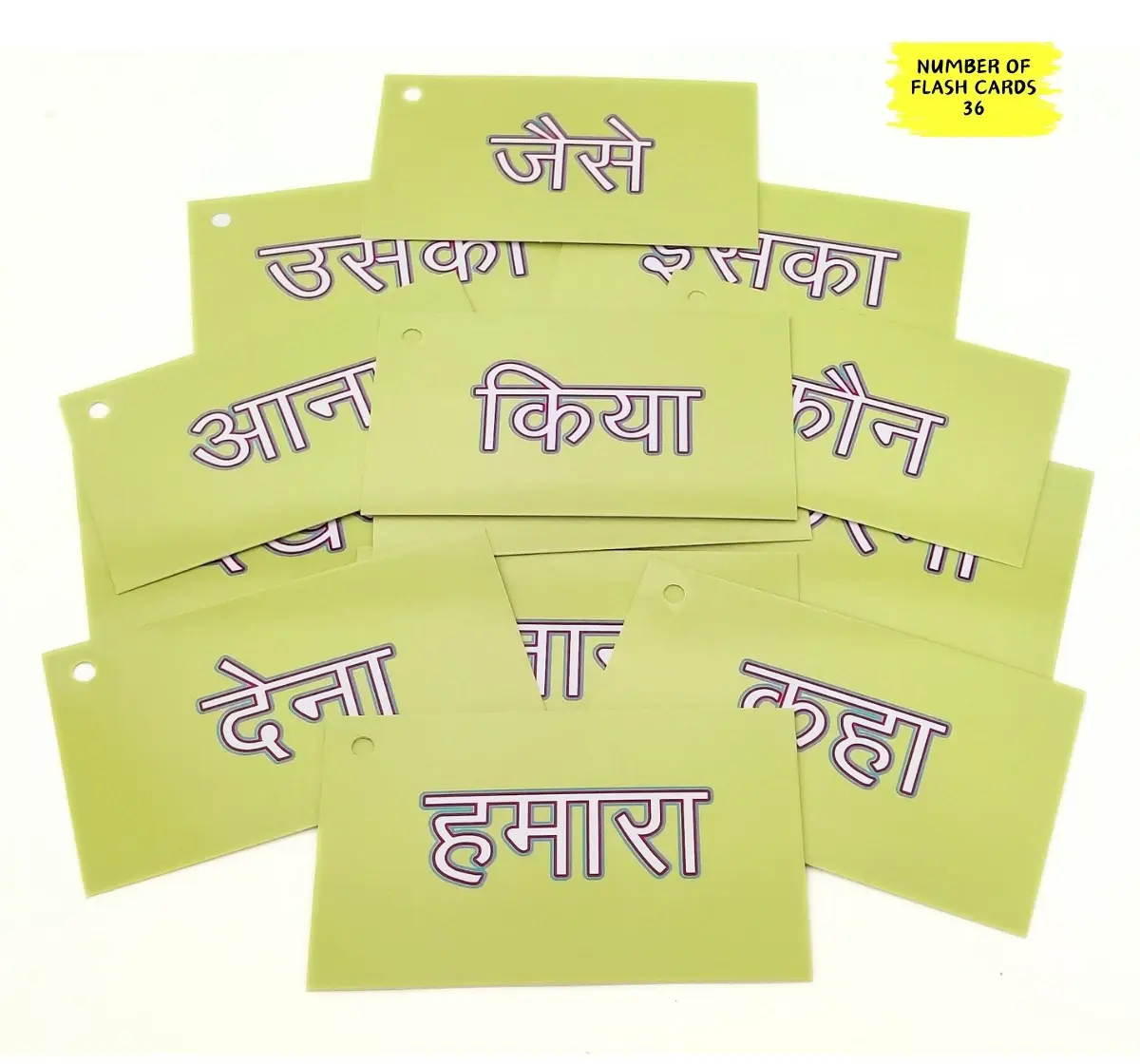 Nerdnerdy Hindi Sight Words Flash Cards Level-2