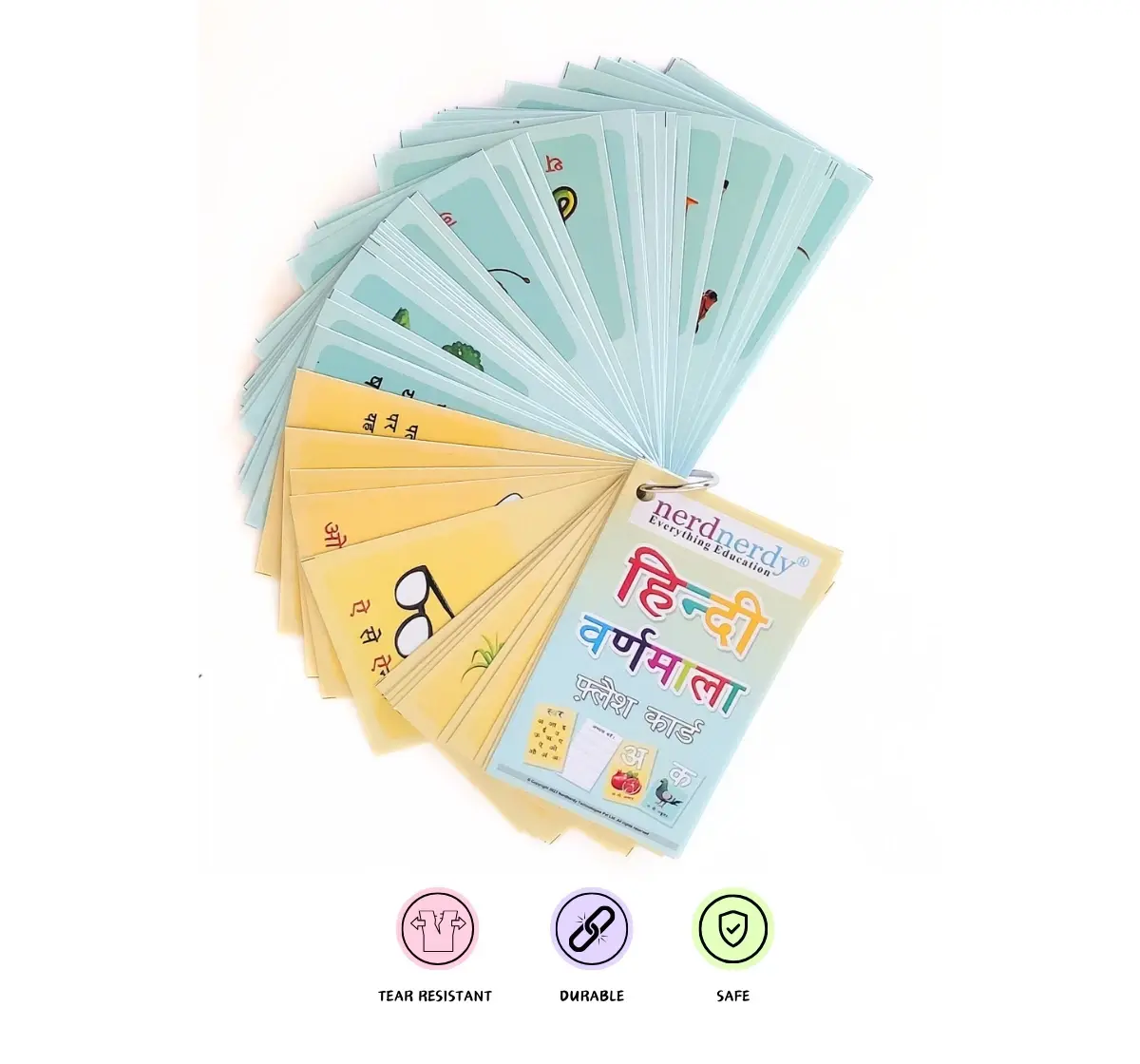 NerdNerdy Hindi Varnmala Flashcards 4Y+