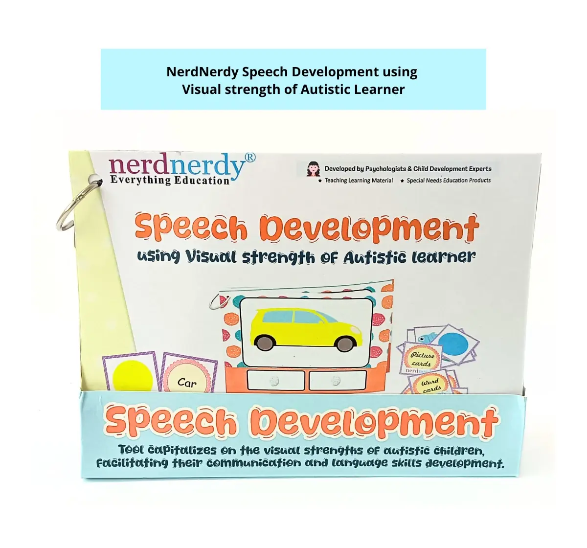 NerdNery Speech Development using Visual strength of Autistic Learner, Recommended for Children with Speech Delays