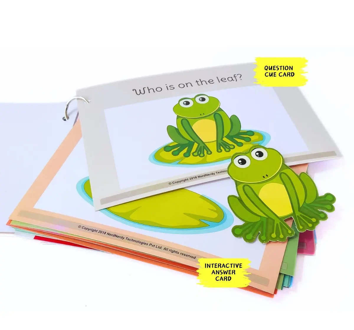 NerdNerdy WHO Questions, Interactive hands on cards for children with Autism Can be used for Speech Therapy, Occupational Therapy and ABA