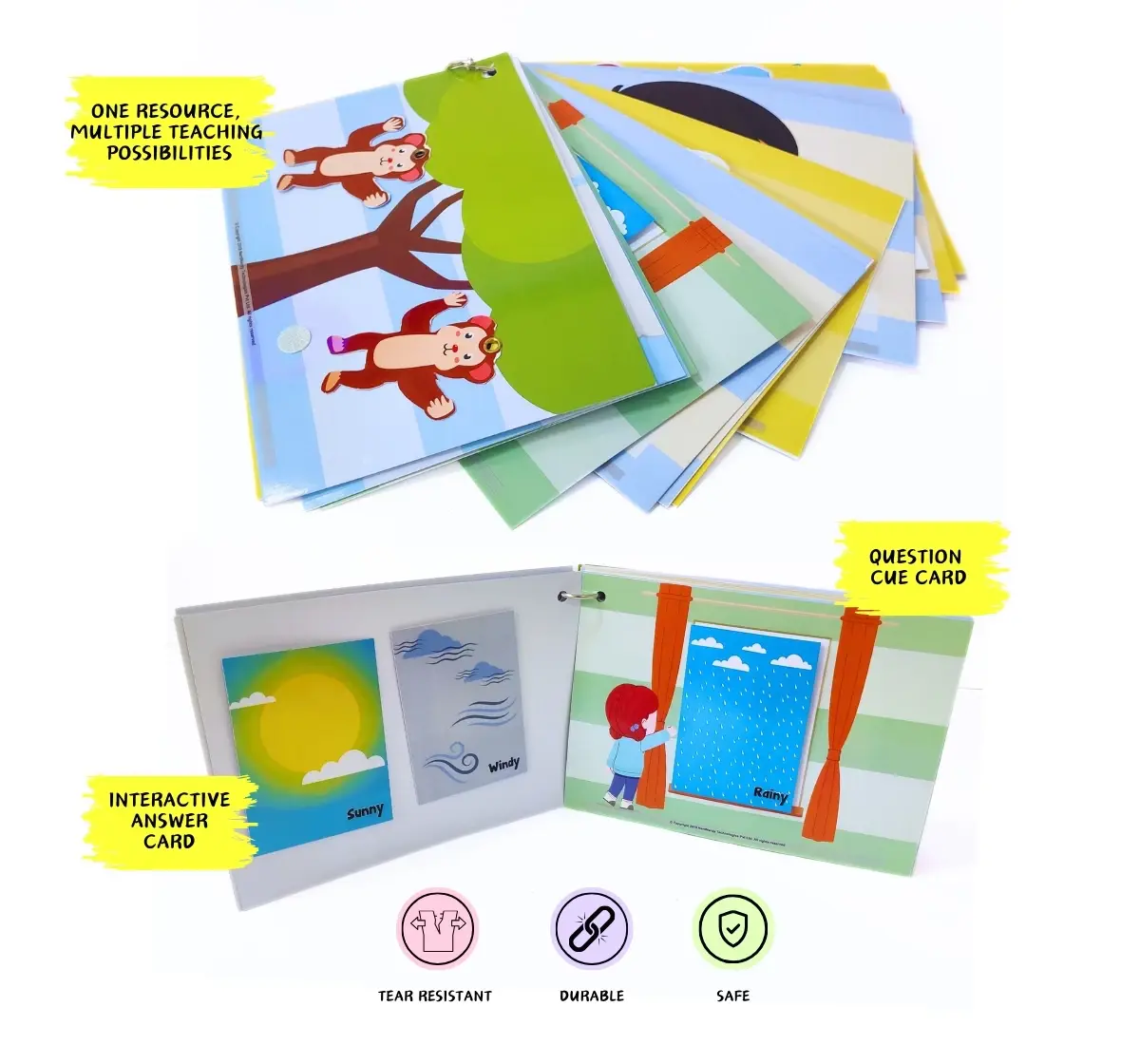 NerdNerdy How Questions, Interactive hands on cards for children with Autism Can be used for Speech Therapy, Occupational Therapy and ABA