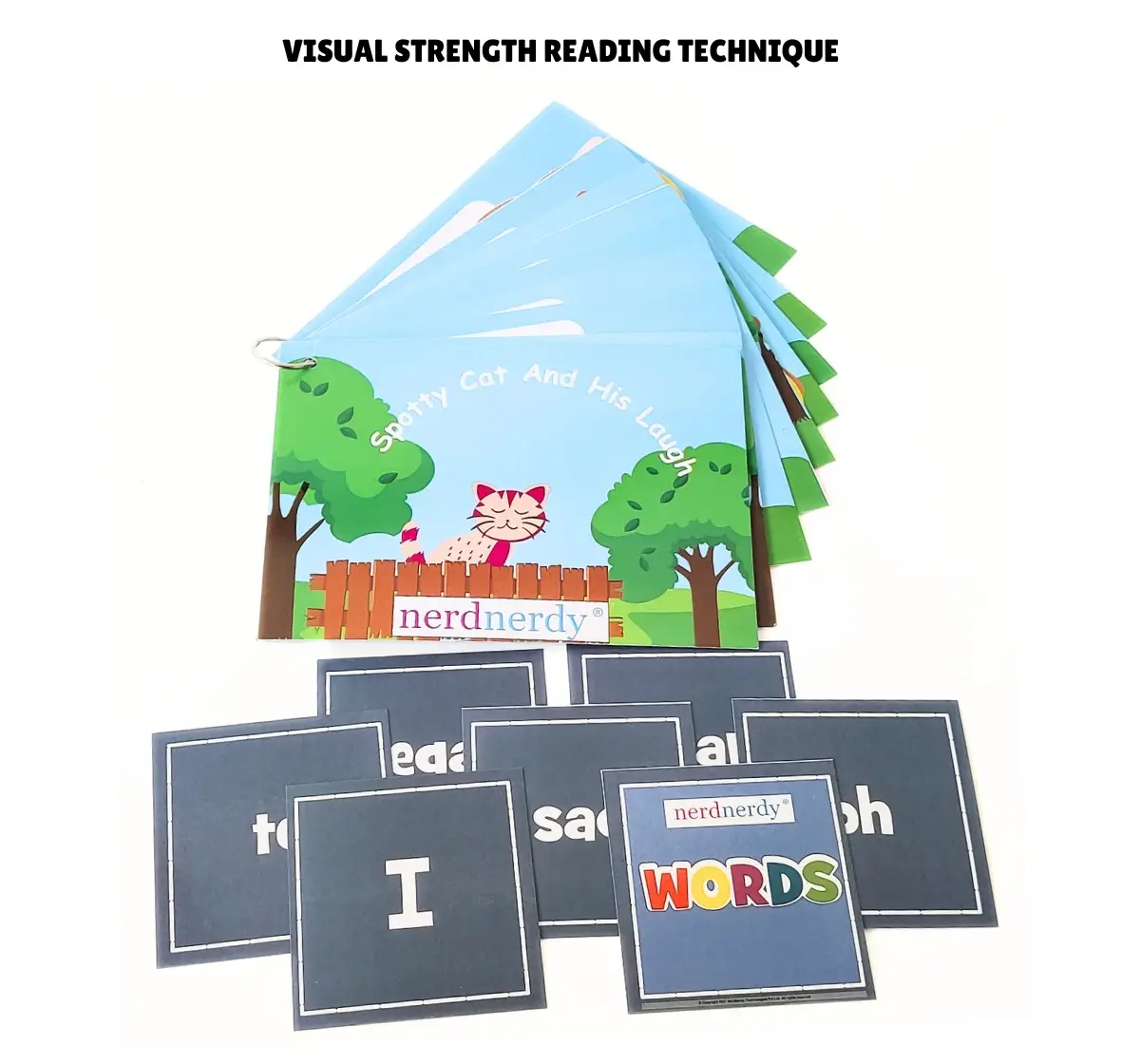 NerdNerdy's Reading Method Level 2, Phonic to Spellings, 4Y+, Research Backed Reading method