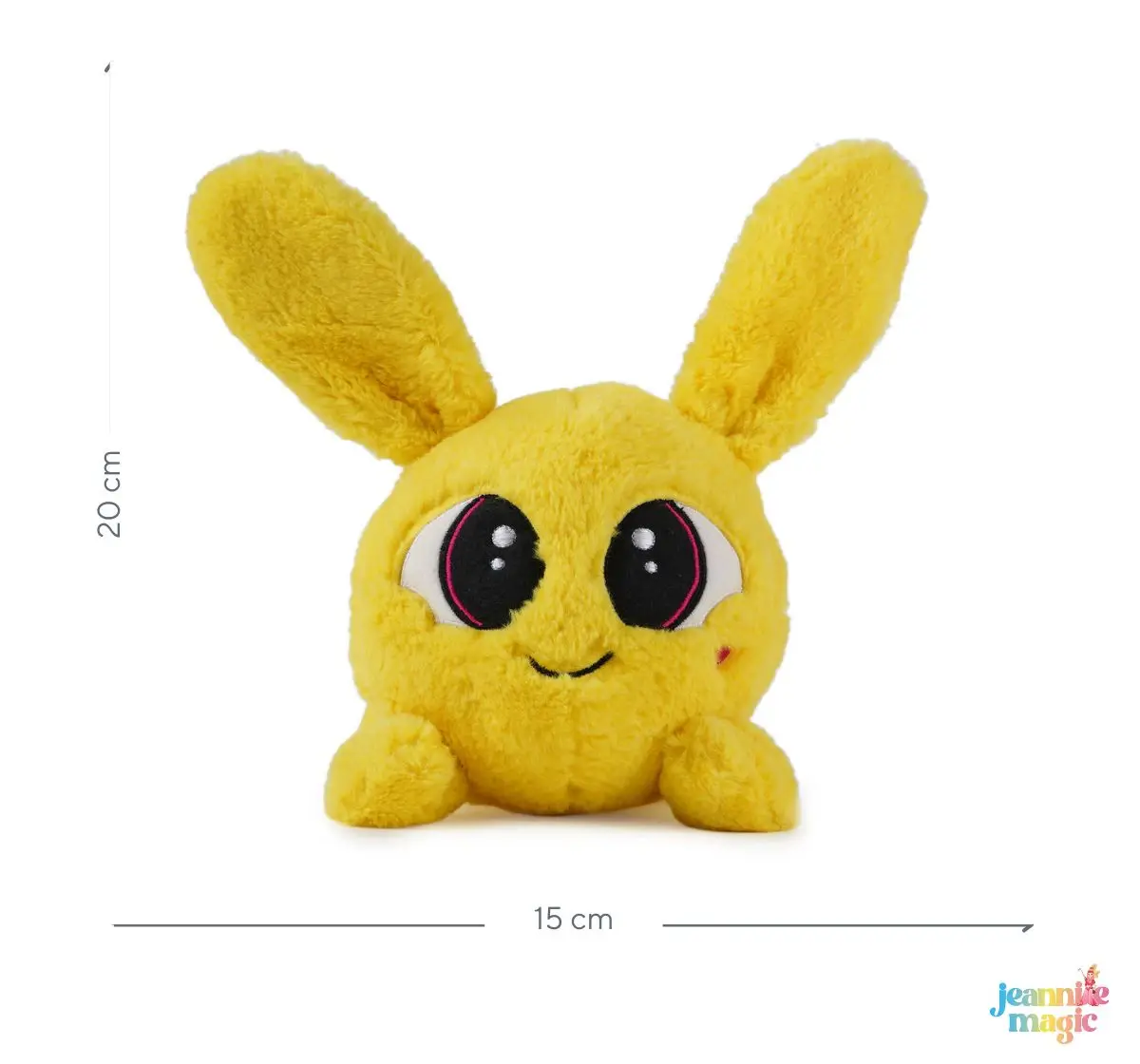 Jeannie Magic Sun Yellow Whimsy Bunny Soft and Cuddly Toy, 0M+