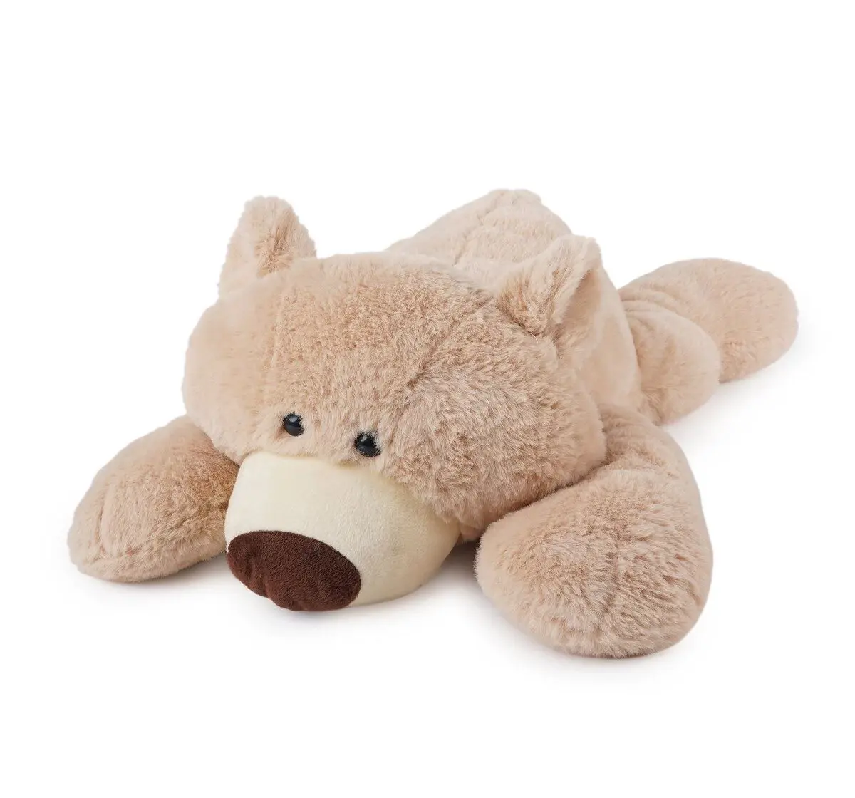 Jeannie Magic Taupe -Beige Big Sleeping Papa Bear Soft and Cuddly Toy, 0M+