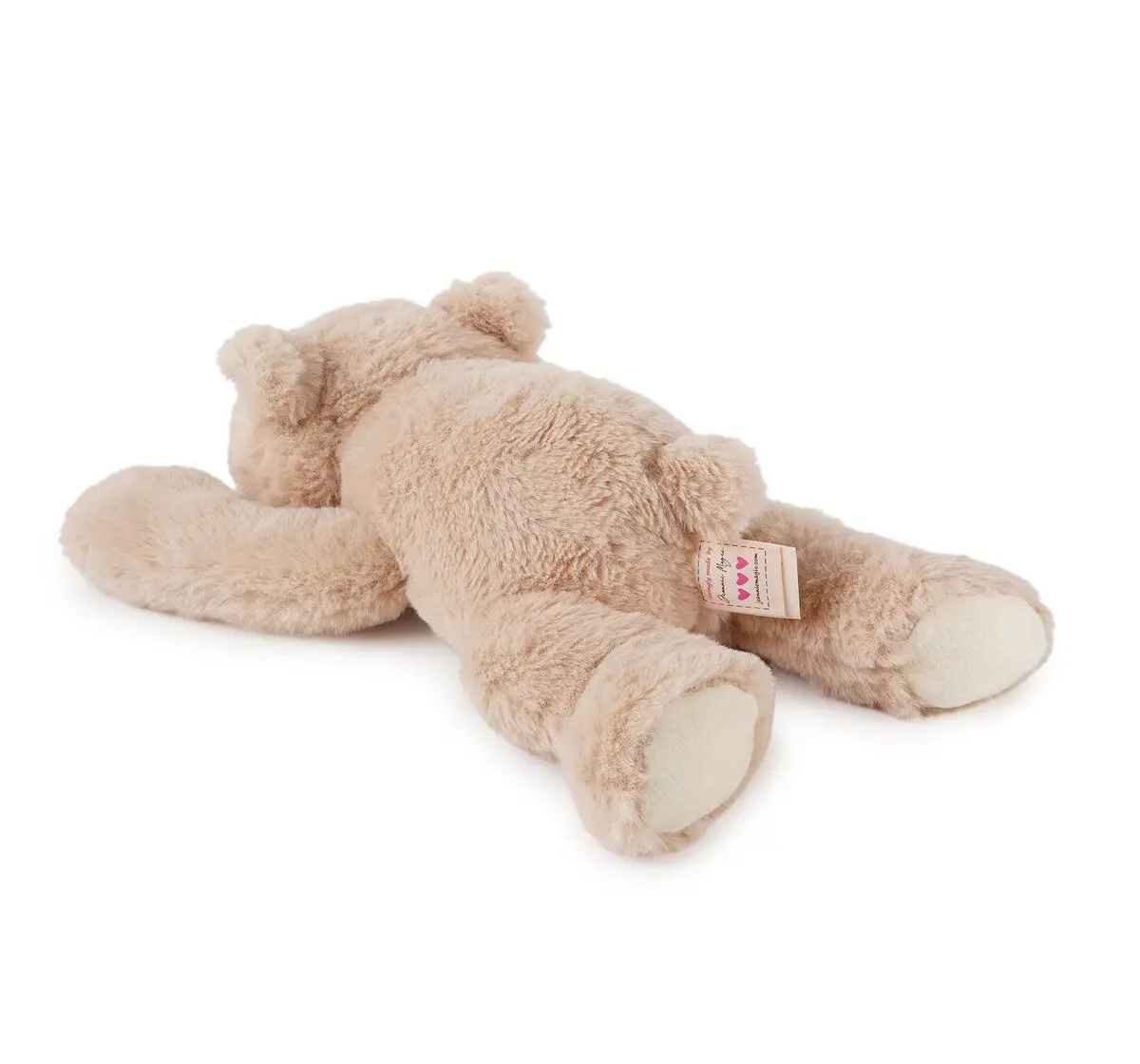 Jeannie Magic Baby Bear Taupe Beige Samll Lying Soft and Cuddly Toy, 0M+