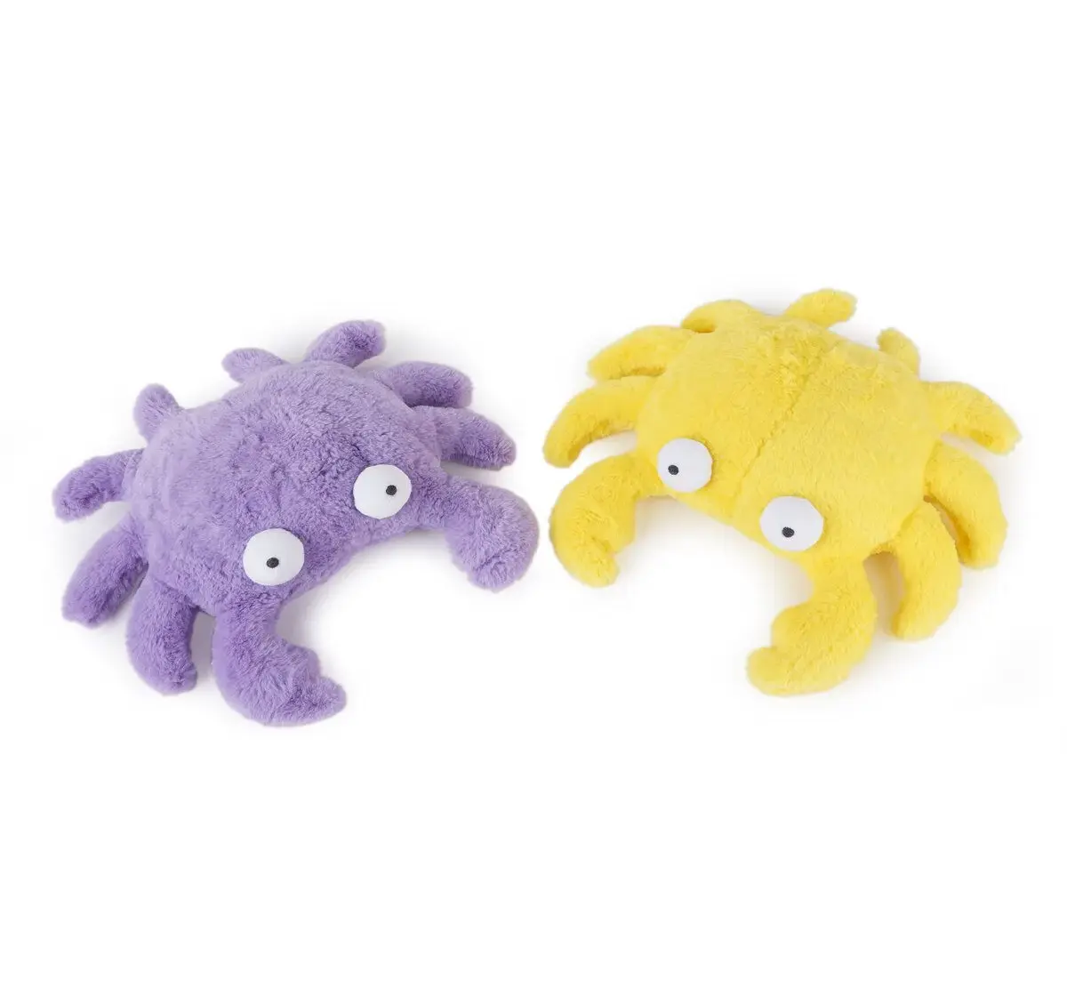 Jeannie Magic Sunny Yellow Crab-Sea Animal Soft and Cuddly Toy, 0M+