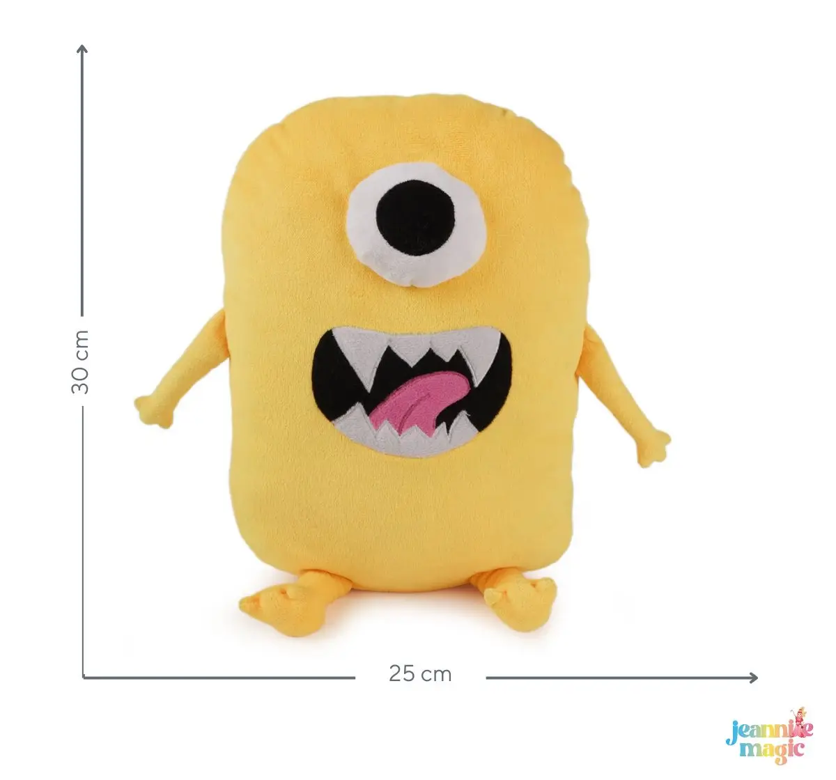 Jeannie Magic Big Yellow Monster Soft and Cuddly Toy, 0M+