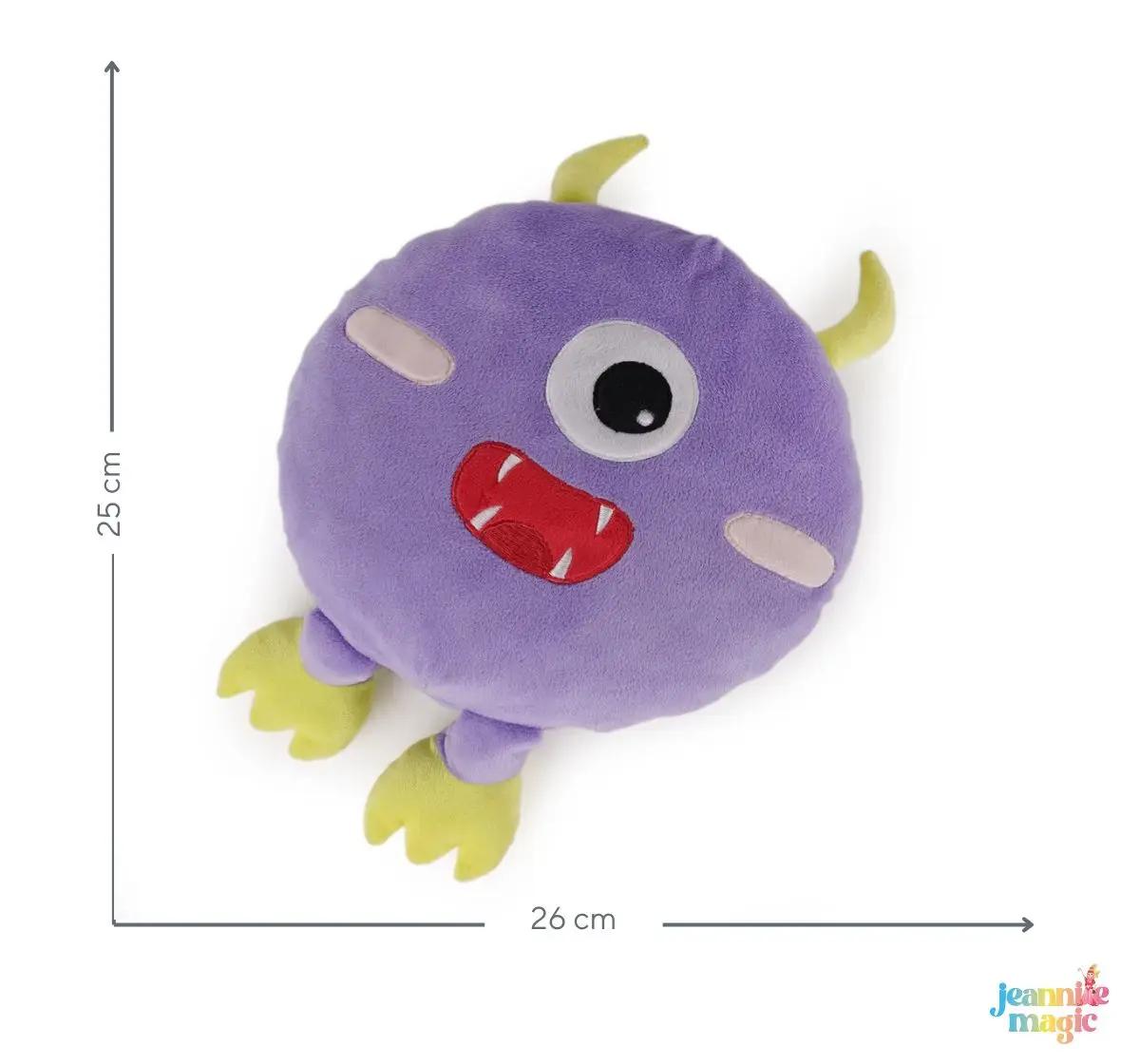 Jeannie Magic Purple Monster Soft and Cuddly Toy, 0M+